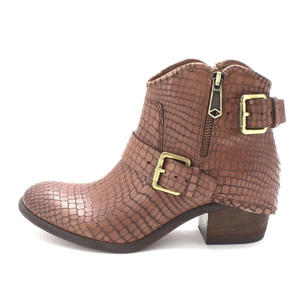 Donald J Pliner Charcoal Dalis Vintage Python Leather Ankle Boots