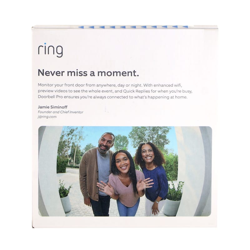 Ring Wired Doorbell Plus Smart Wi-Fi Video Doorbell - Satin Nickel