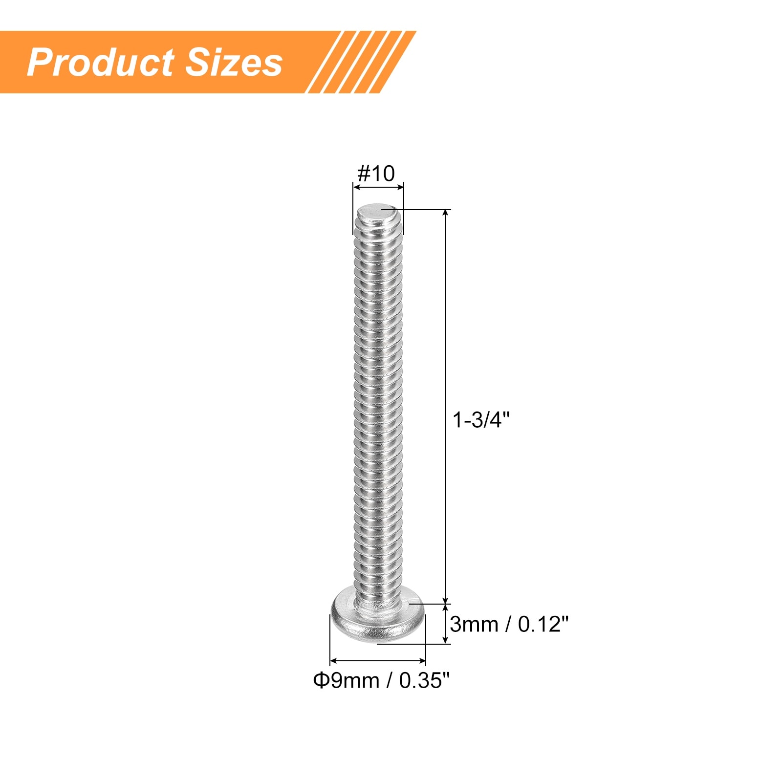 Pan Head Machine Screws, Stainless Steel Screw