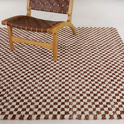 Mann Checkered Area Rug