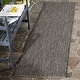 preview thumbnail 60 of 177, SAFAVIEH Courtyard Jonell Indoor/ Outdoor Patio Backyard Rug 2'3" x 10' Runner - Black/Beige