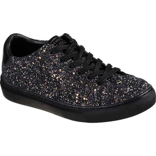 black glitter sketchers