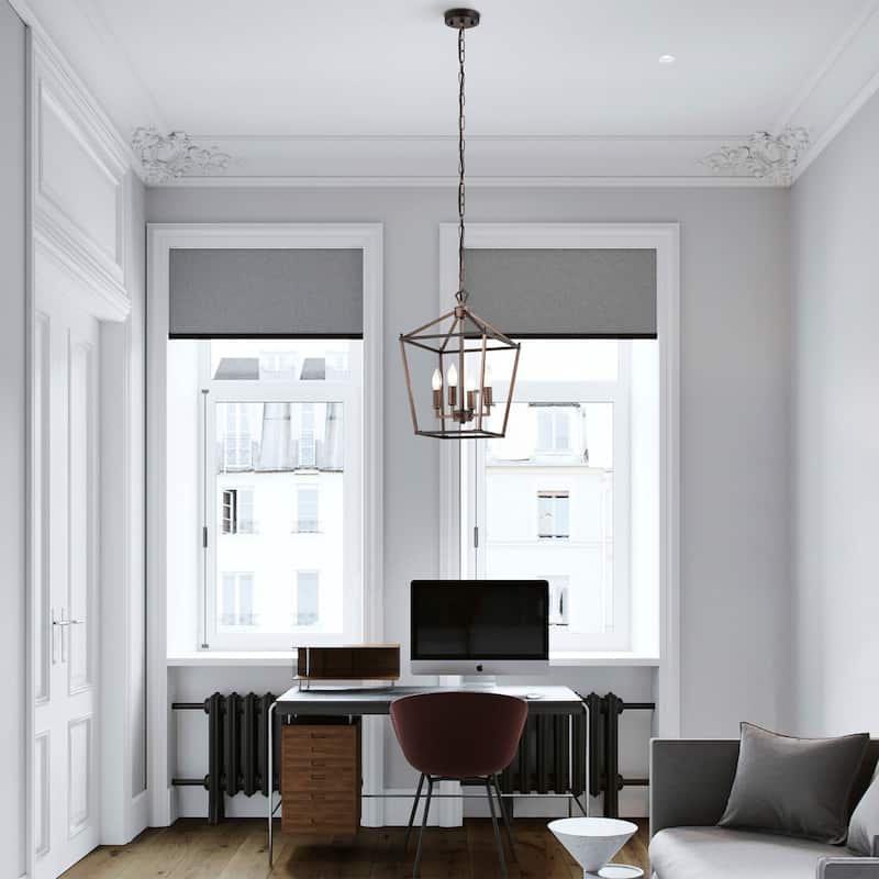 Buelex Lamp Post Lantern Style Iron Chandelier