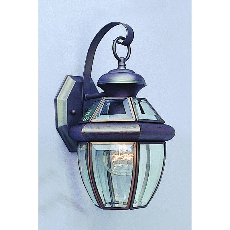Volume Lighting 1-Light Antique Bronze Outdoor Wall Sconce