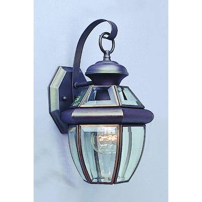 Volume Lighting 1-Light Antique Bronze Outdoor Wall Sconce