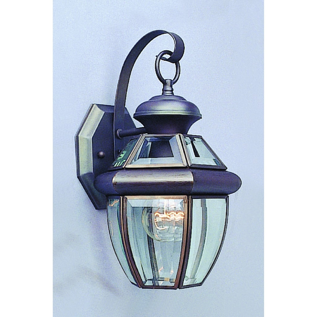 Volume Lighting 1-Light Antique Bronze Outdoor Wall Sconce