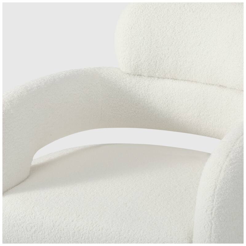 Bayville 29" Wide Sherpa Swivel Chair (Set of 2)