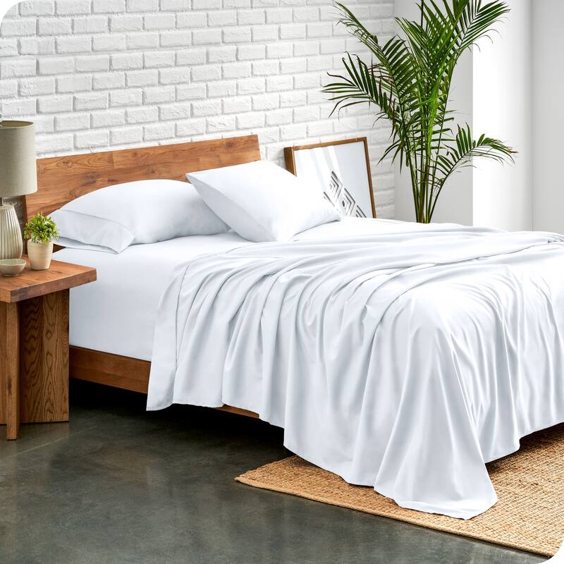 Bare Home Microfiber Stretch Knit Sheet Set