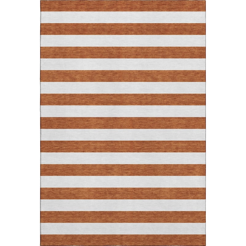Premium Washable Super Soft Cabana Stripe Mayfield Rug