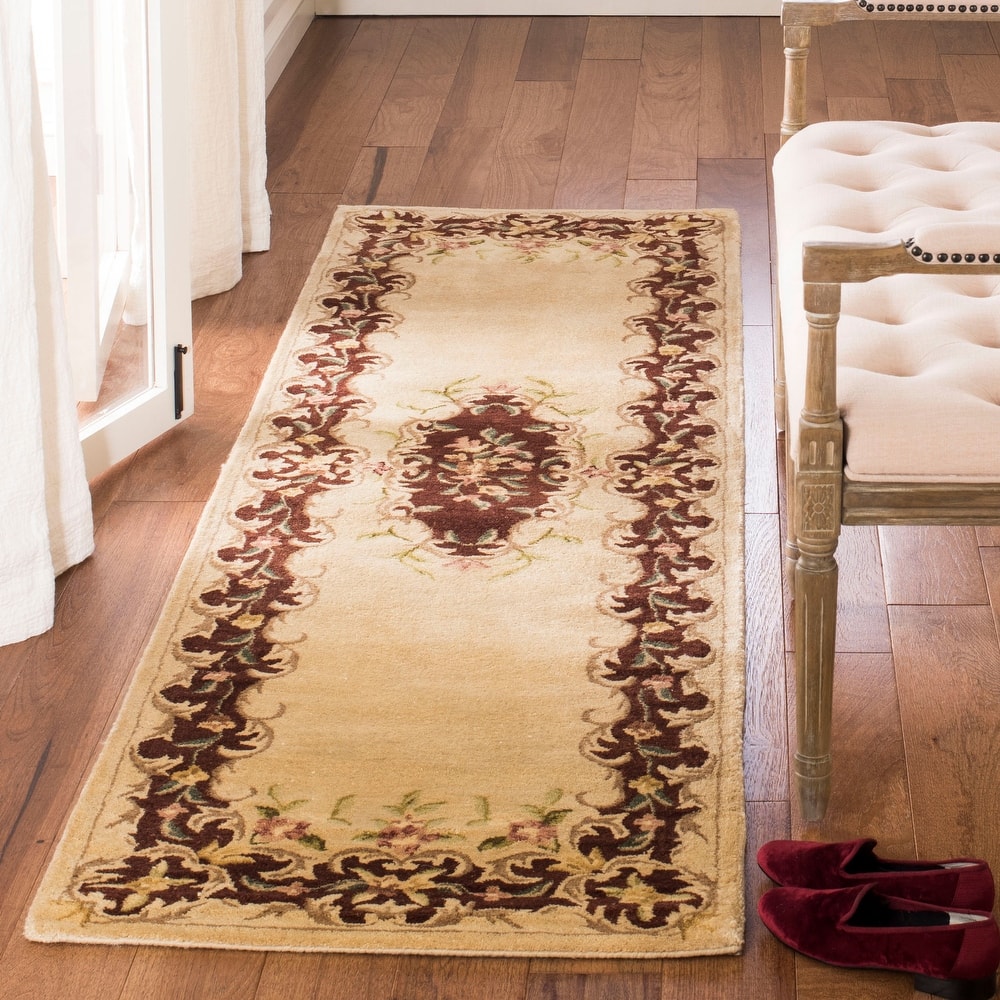 SAFAVIEH Handmade Bergama Folkea Oriental Hand-spun Wool Rug