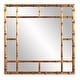 preview thumbnail 2 of 5, Allan Andrews Square Bamboo Framed Wall Mirror - 40" x 40"