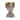 Unique Bust Style Resin Planter or Flower Pot with Crown Detail