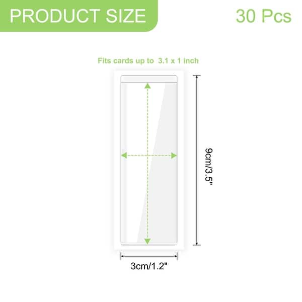 index card holder sleeve Outus 3 x 5 Inch Sleeves 20 Slot Library Card Pockets Clear Plastic Organizer Holder Hanging Wall Mount Business Classroom School Office for Display(2 Pcs) : Office Products and paper 5-Card - 3x5 Index Card