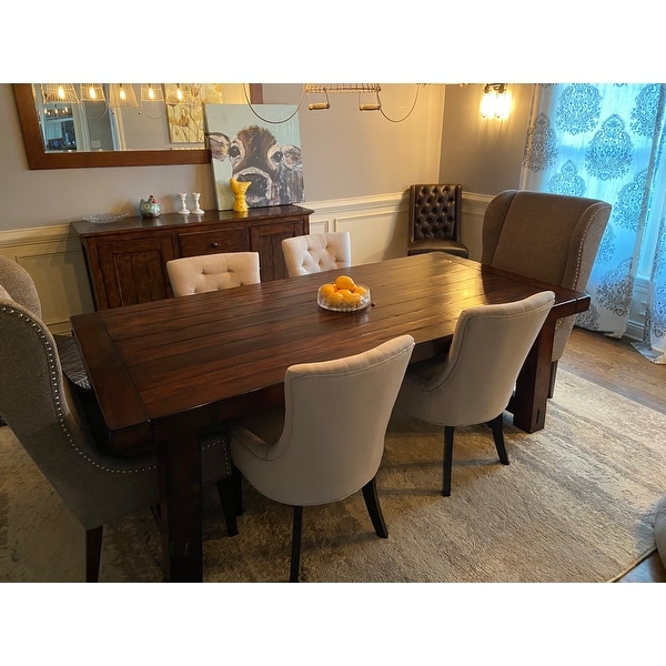 Shop Madison Park Sydney Traditional Wing Dining Chair Grey