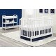 preview thumbnail 16 of 18, Suite Bebe Celeste Acrylic 3-in-1 Convertible Island Crib White