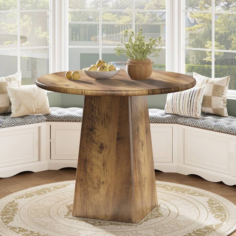 Dining Room Table, Farmhouse Small Kitchen Dinner Table for Living/Dining Room