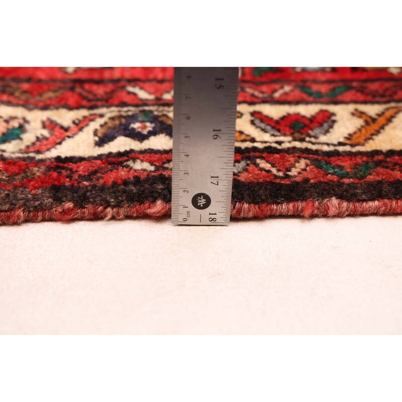 ECARPETGALLERY Hand-knotted Andelz Red Wool Rug - 2'8 x 9'6