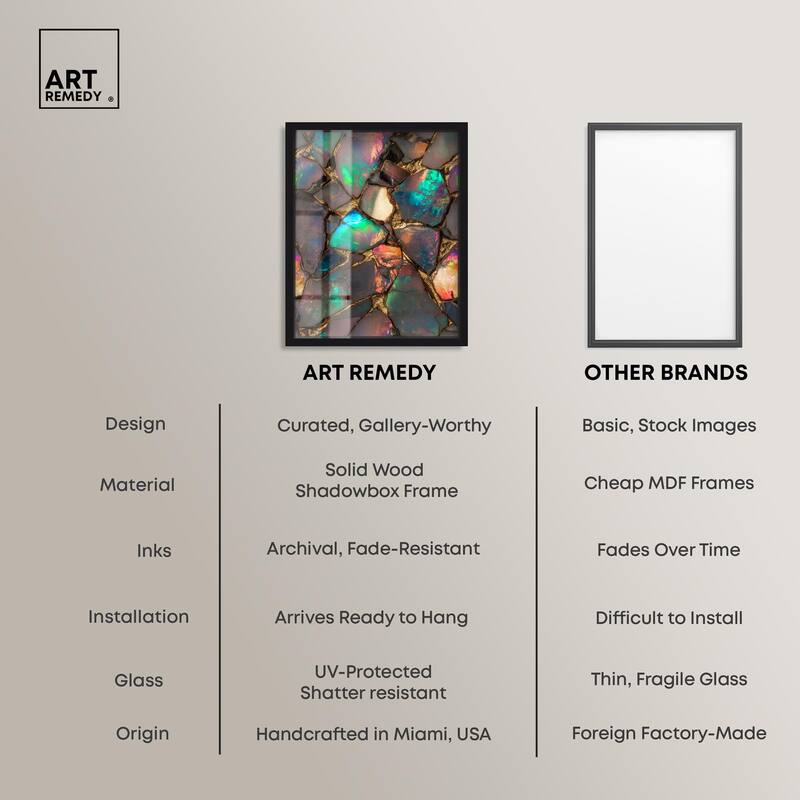 Stonic Rainbow Shadowbox by Art Remedy