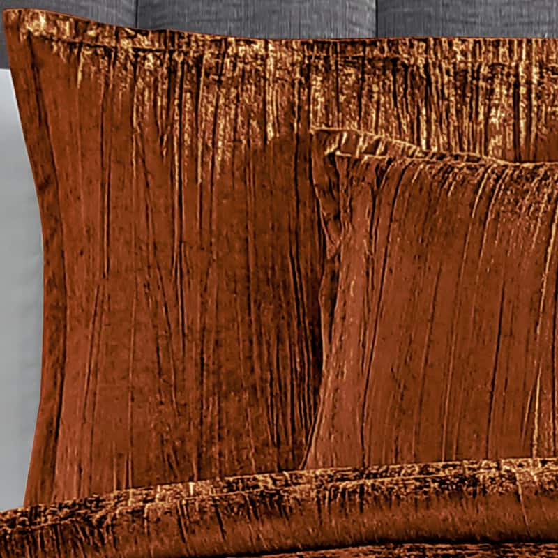 Riverbrook Home Turin Crinkled Velvet Comforter Collection