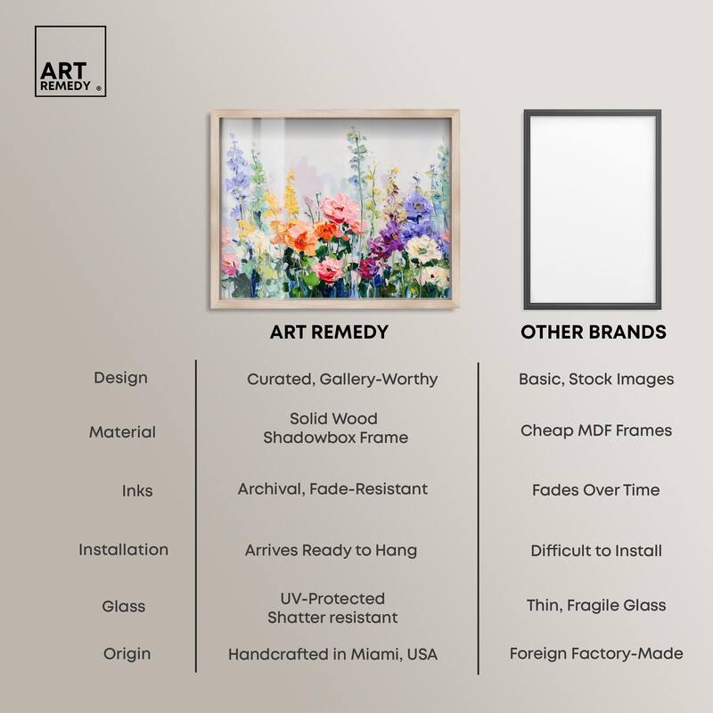 Summer Abundance II Shadowbox by Art Remedy