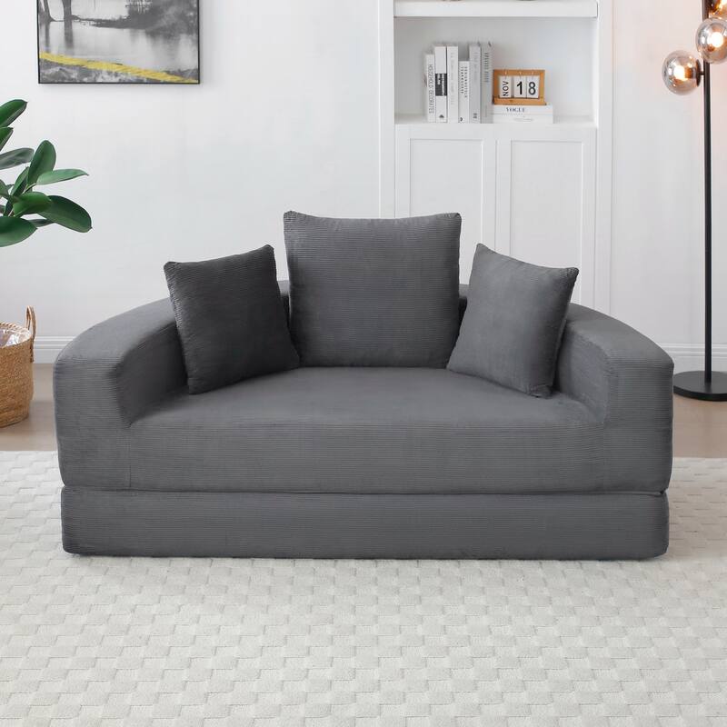 Convertible Sofa Couch Bed,Nulti-functional,Circular Bed,Adjustable Futon Sofa