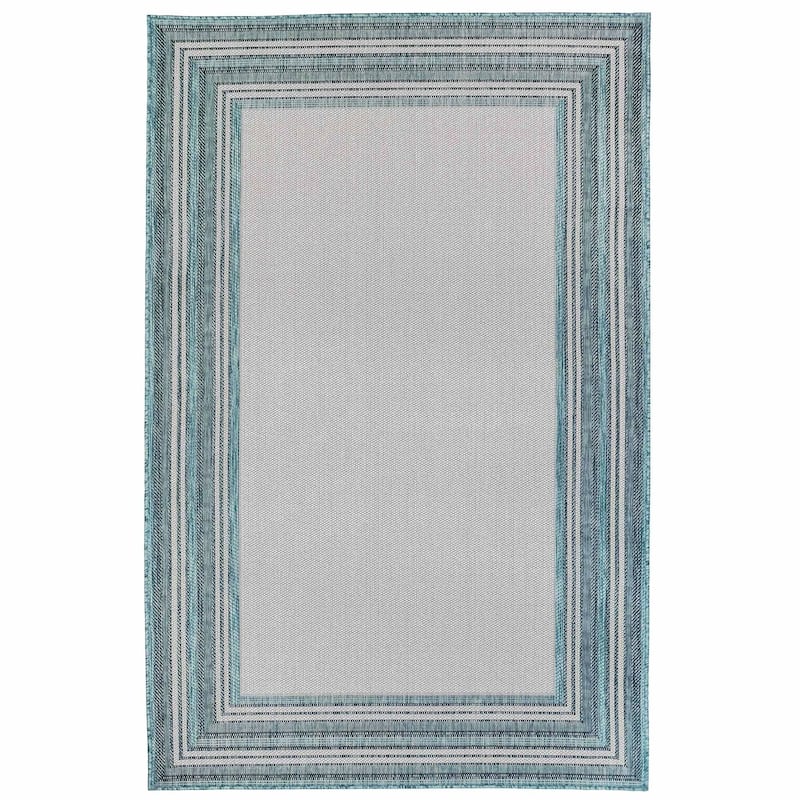 Liora Manne Carmel Multi Border Indoor/ Outdoor Area Rug