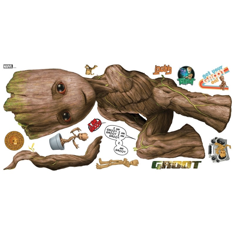 Groot Peel And Stick Giant Wall Decals by RoomMates