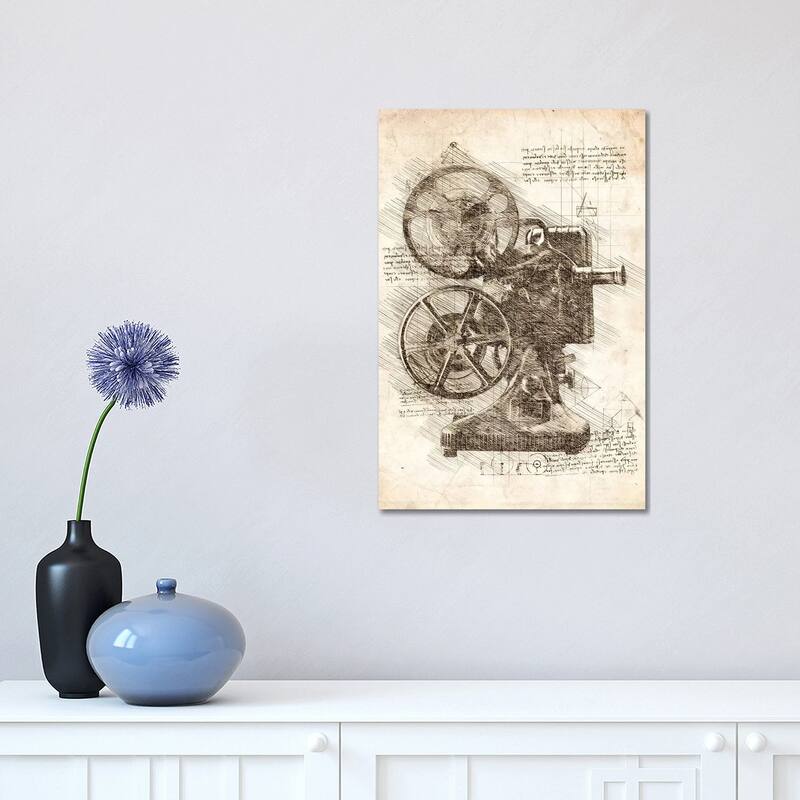 iCanvas "Movie Projector" by Cornel Vlad Canvas Print - 18x12x1.5
