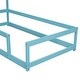 preview thumbnail 42 of 64, Twin Size Wood House-Shaped Headboard Floor Bed with Fences