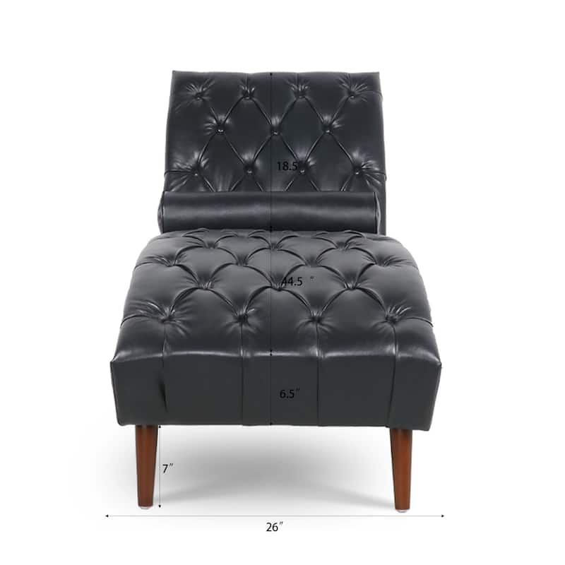 Upholstered Long Lounger Indoor Chaise Lounge Chair for Living Room.