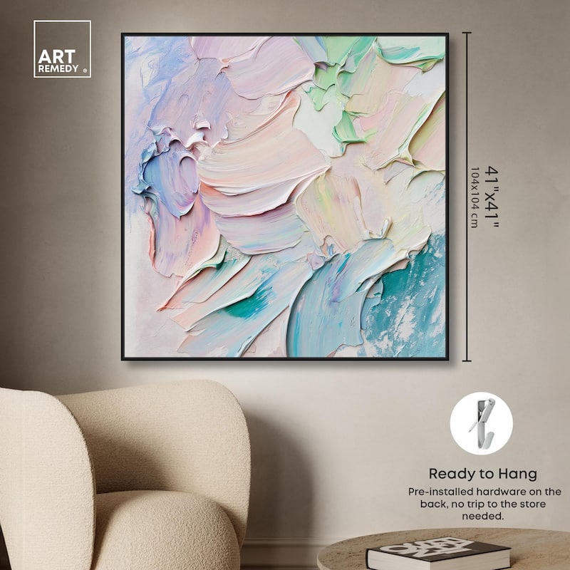 Flowing Mousse I Canvas by Art Remedy
