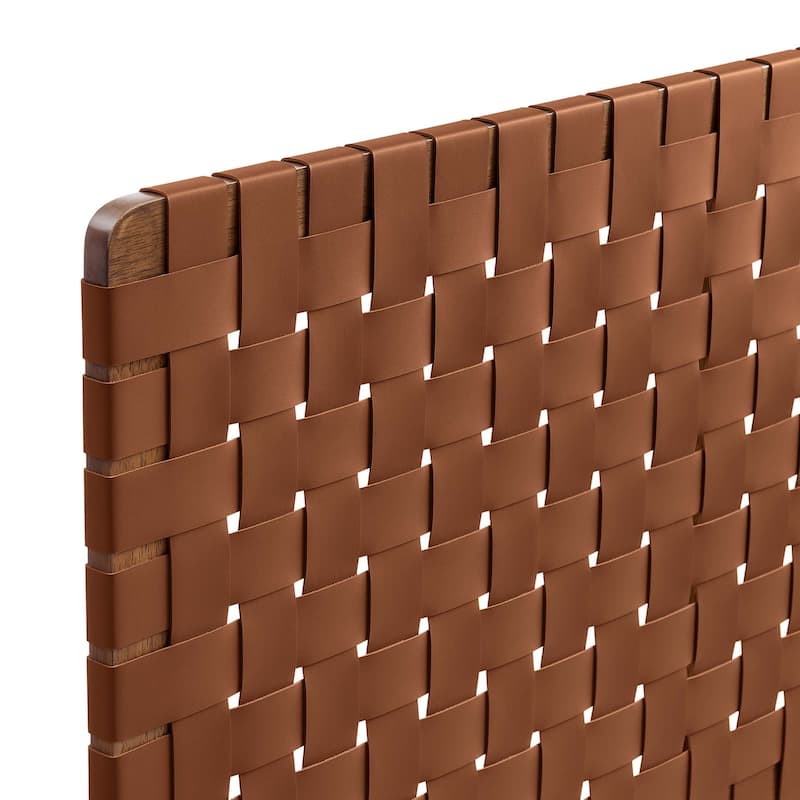 Sparta Twin/Full/Queen/King Vegan Leather Weave Headboard