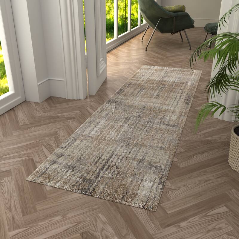 Peavy R39QB Abstract Modern Area Rug
