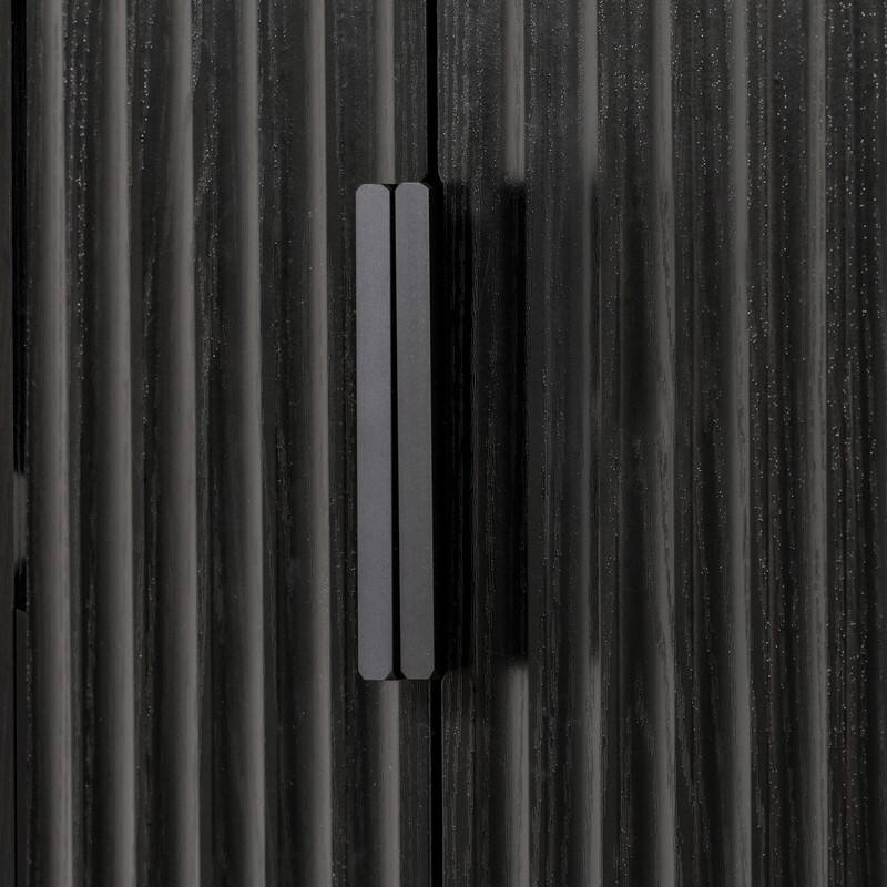 72" Fluted Kitchen Pantry Cabinet, Freestanding Cupboard Storage Cabinet with 2 Drawers for Smart Organization