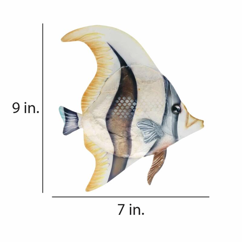 Moorish Idol Angelfish Wall Decor - 1 x 7 x 9