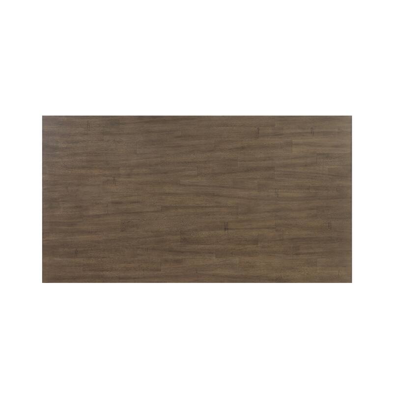 Best Quality Furniture Fixed Rustic Dining Table - Brown Oak