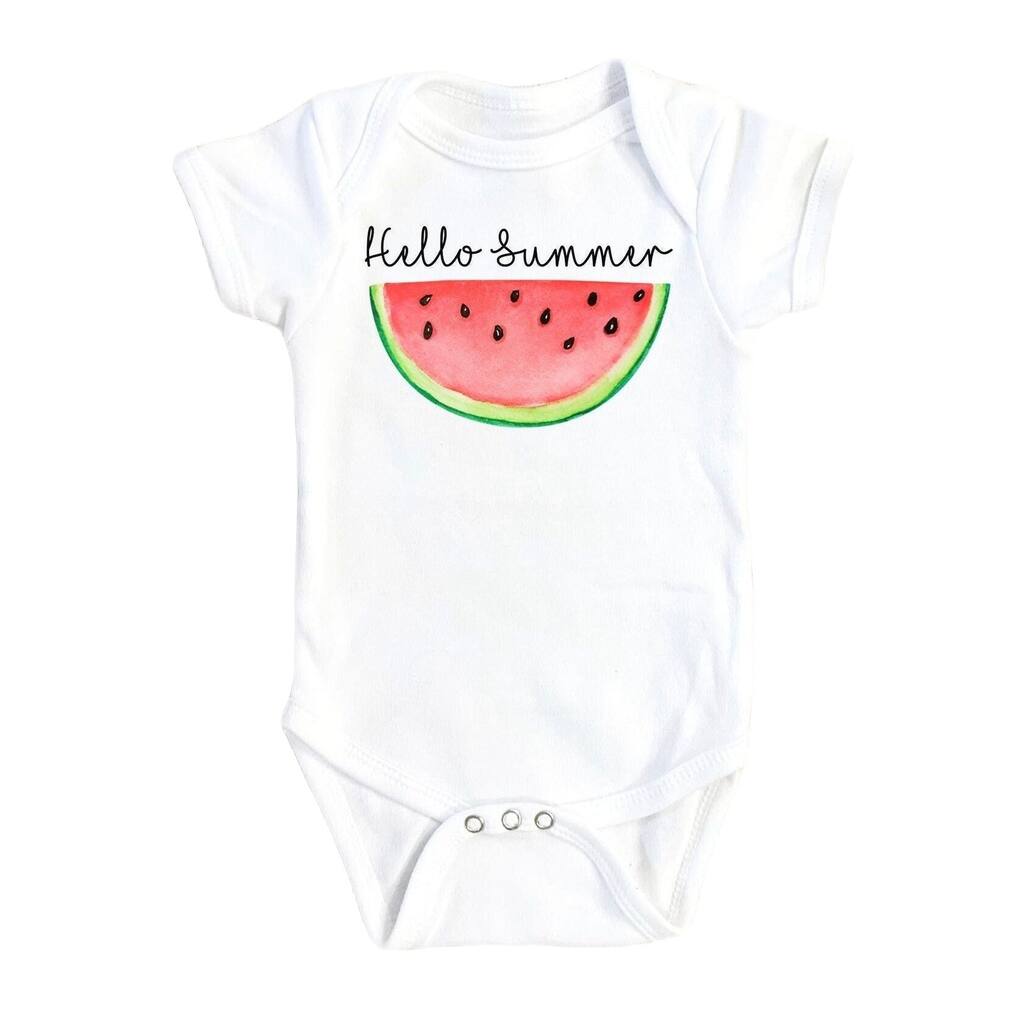 Watermelon Summer - Baby Boy Girl Clothes Infant Bodysuit Funny Cute Newborn