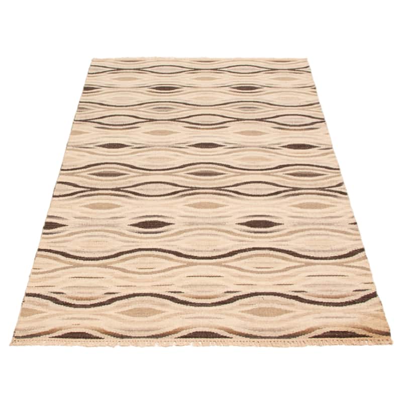 Ankara FW Cream Kilim 5'0" x 8'0" - 5'0 x 8'0