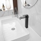 preview thumbnail 13 of 30, Vessel Sink Faucet Matte Black and Gold Single Hole Bathroom Faucet