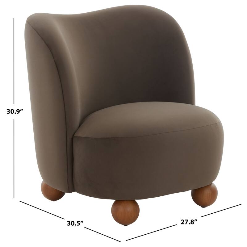 SAFAVIEH Couture Rodolfo Boucle Accent Chair - 28"W x 31"D x 31"H