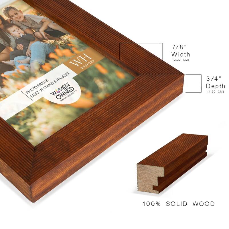 4 Piece Set Solid Wood Picture Frame