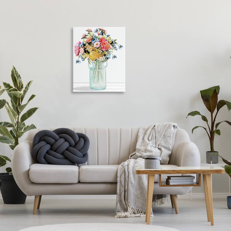 Stupell Country Classic Bouquet Canvas Wall Art Design By Cindy Jacobs