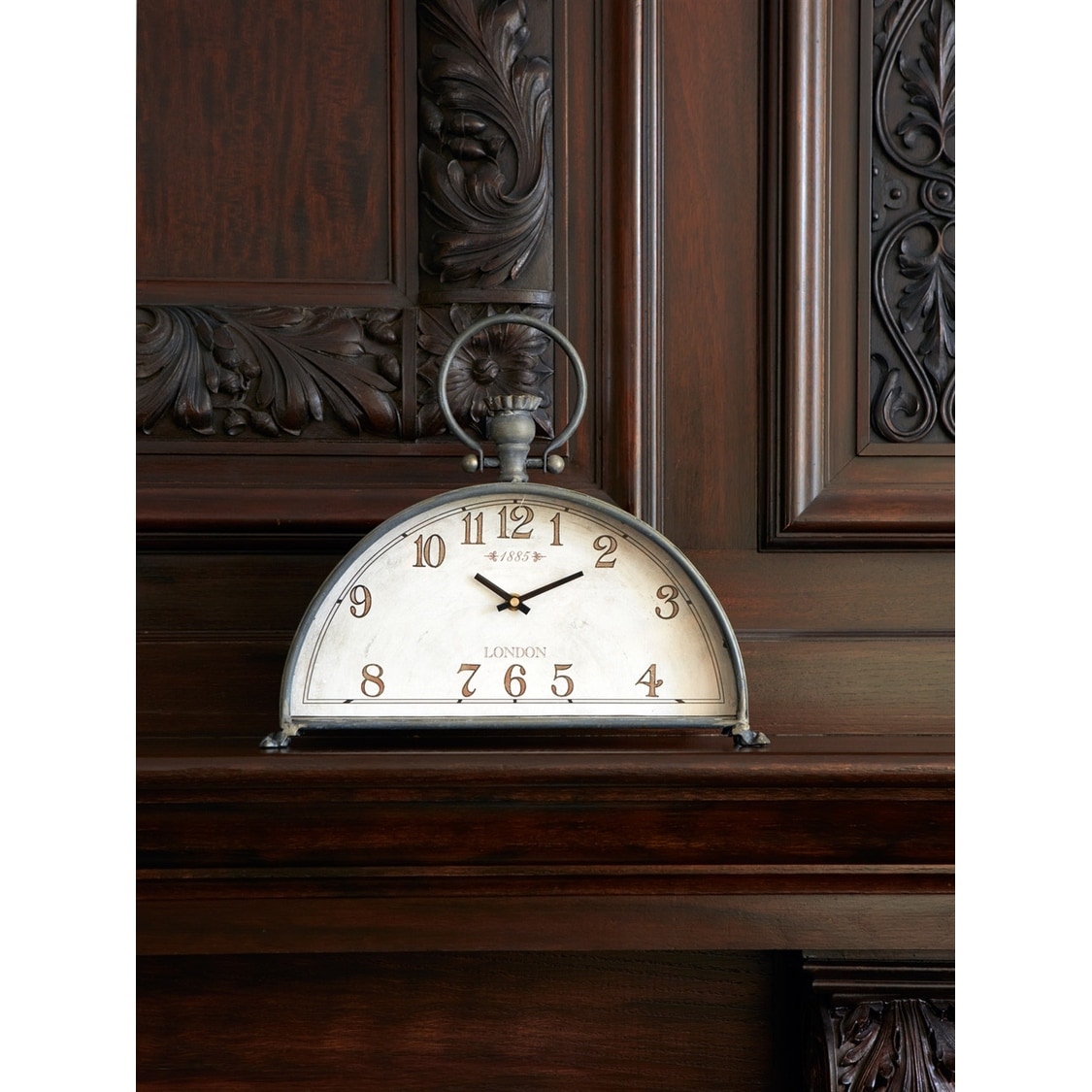 Antique Style Mantle Clock 15"L