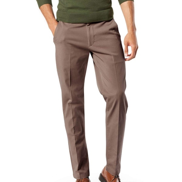 Dockers Mens Workday Khaki Pant Brown Size 52x32 Big & Tall Tapered Fit. Opens flyout.