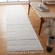 preview thumbnail 31 of 34, SAFAVIEH Handmade Kilim Bernd Wool Fringe Rug 2'3" x 9' Runner - Ivory/Grey - Runner