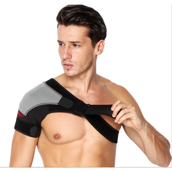 ADLIKES Shoulder Support Adjustable Shoulder Wrap Belt Band Gym Sport Brace. Opens flyout.