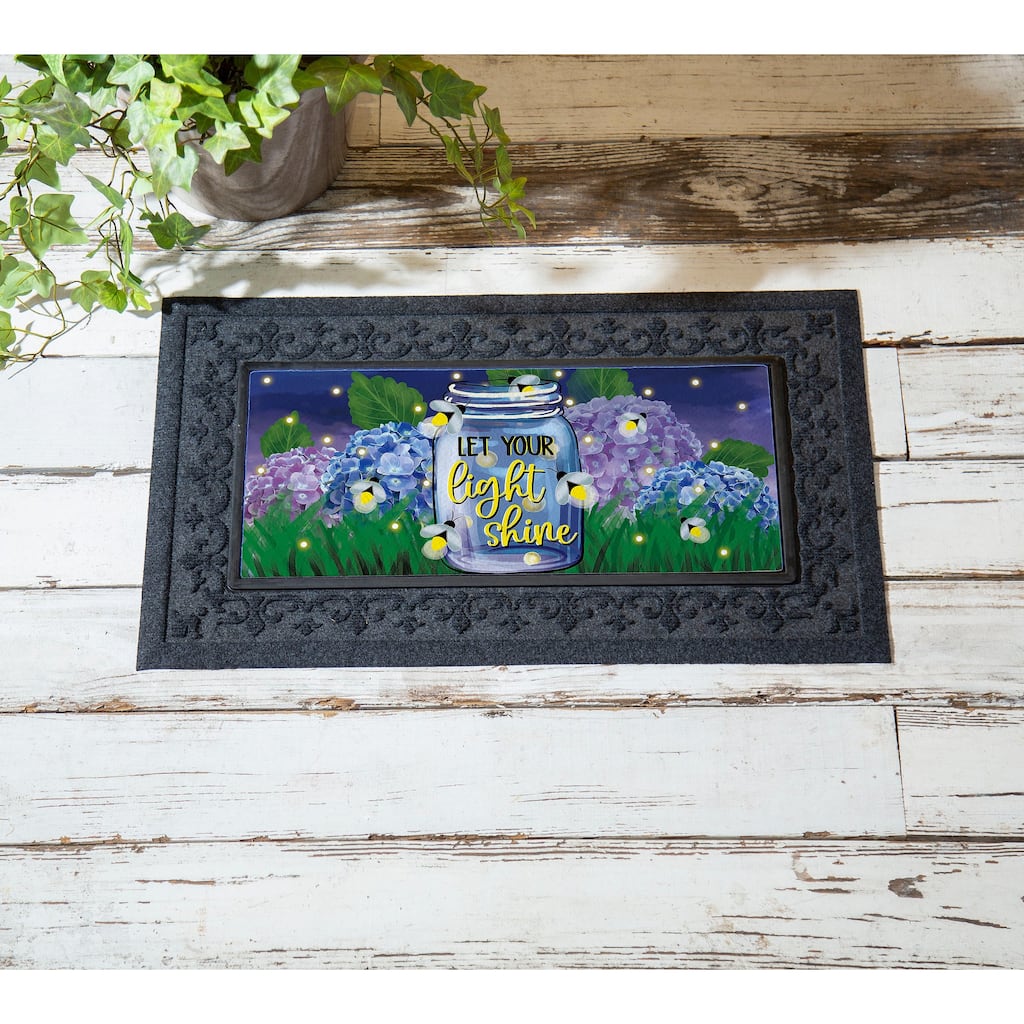 22 in. x 10 in. Let Your Light Shine Sassafras Switch Mat