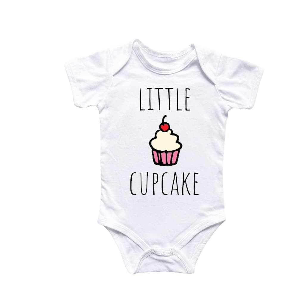 Little Cupcake - Baby Boy Girl Clothes Infant Bodysuit Funny Cute Newborn