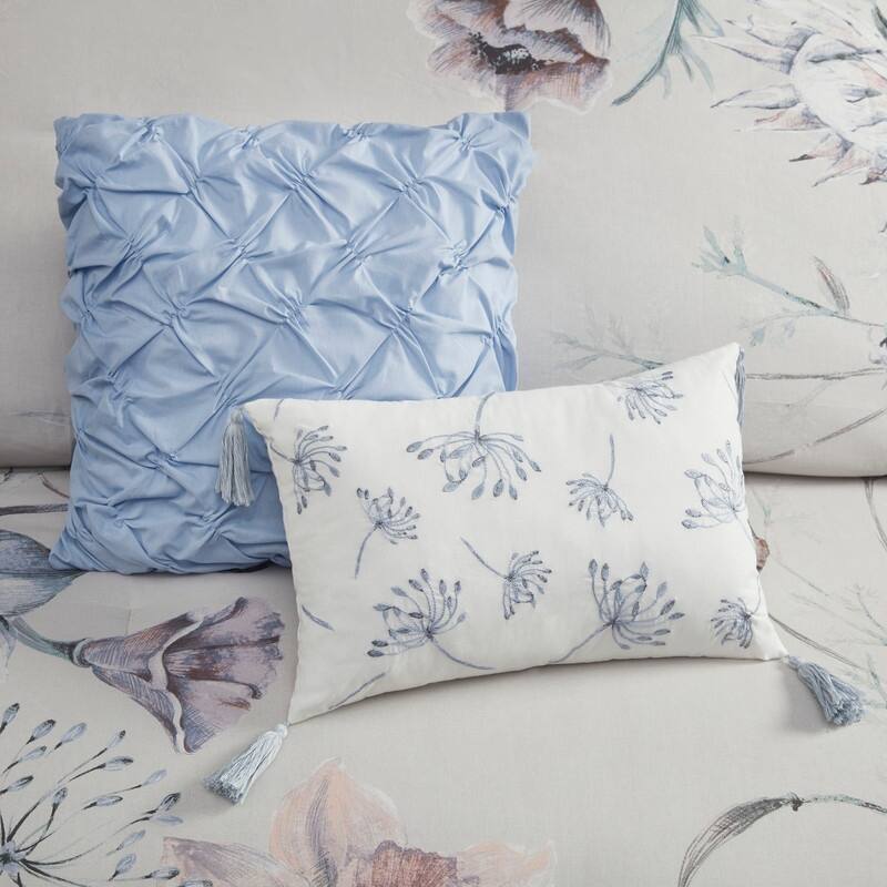 8 Piece Cotton Printed Comforter Set