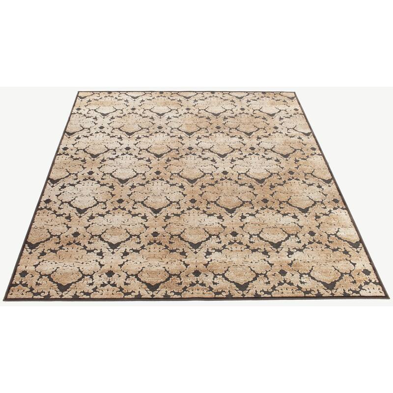 Martha Stewart by SAFAVIEH Roselyne Viscose Rug - 8' x 10' - Soft Anthracite/Anthracite